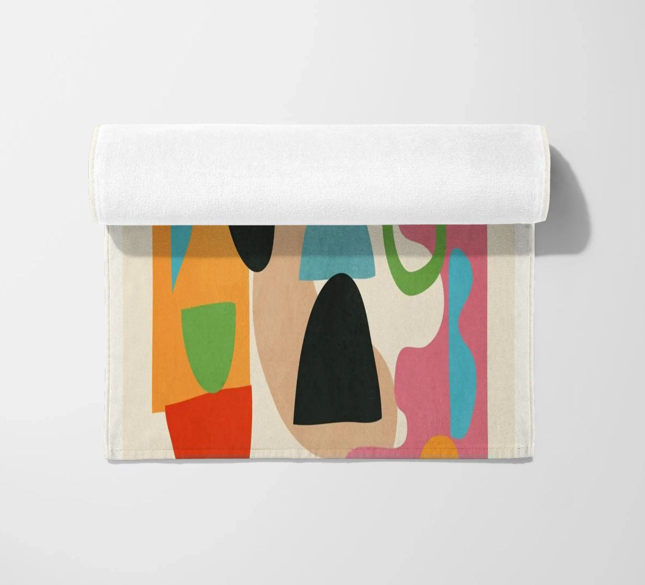 Minimal Abstract Shapes Art 5 telo mare da Flow Line