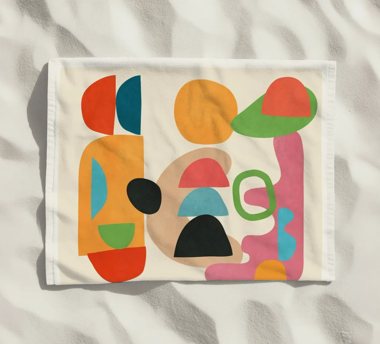 Minimal Abstract Shapes Art 5 telo mare da Flow Line