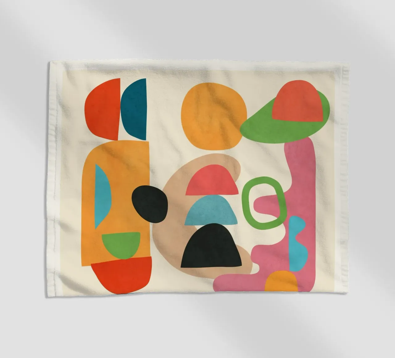 Minimal Abstract Shapes Art 5 telo mare da Flow Line