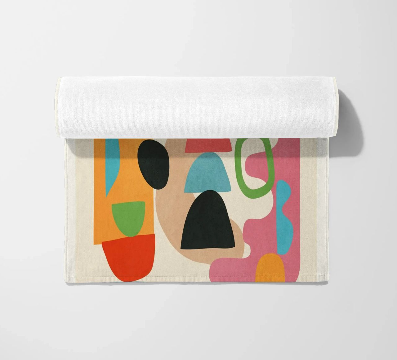 Minimal Abstract Shapes Art 5 telo mare da Flow Line