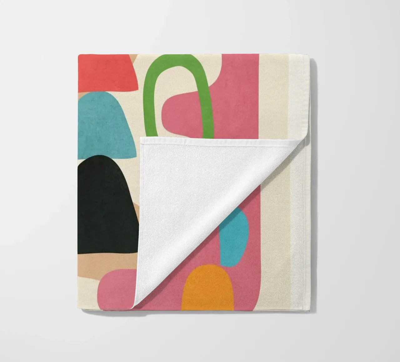 Minimal Abstract Shapes Art 5 telo mare da Flow Line