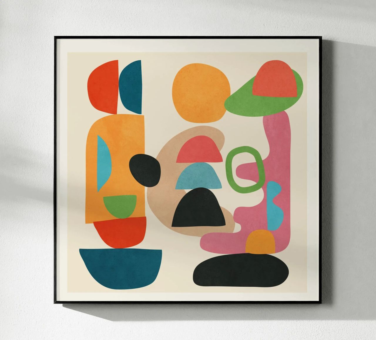 Minimal Abstract Shapes Art 5 plexiglass da Flow Line