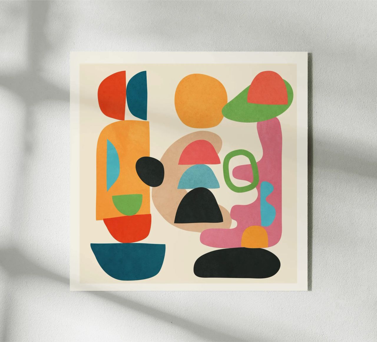 Minimal Abstract Shapes Art 5 plexiglass da Flow Line