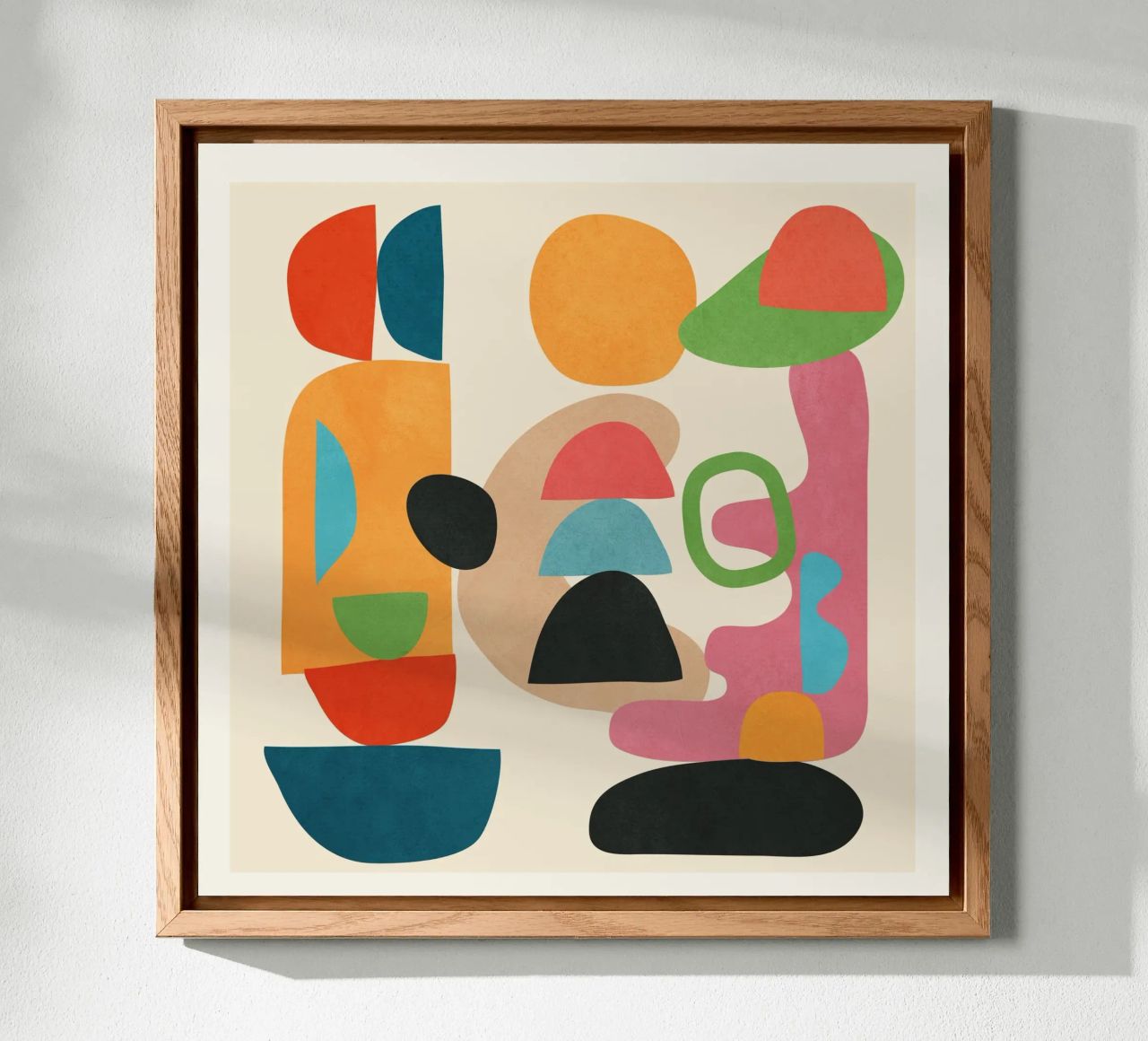 Minimal Abstract Shapes Art 5 alluminio dibond da Flow Line