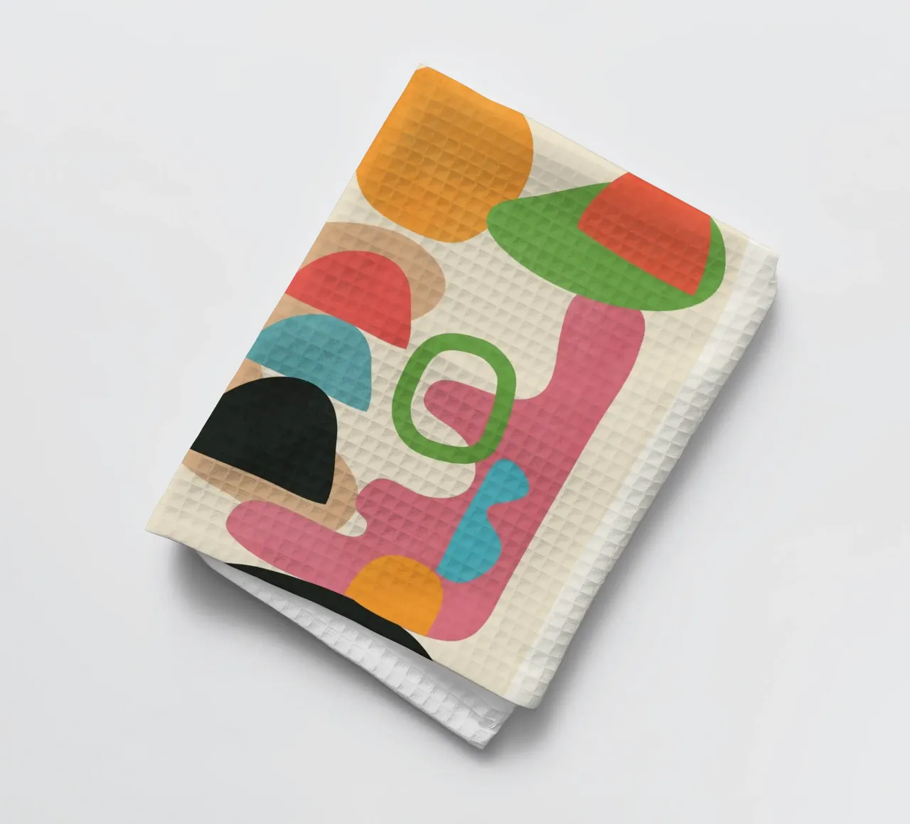 Minimal Abstract Shapes Art 5 canovaccio da cucina da Flow Line