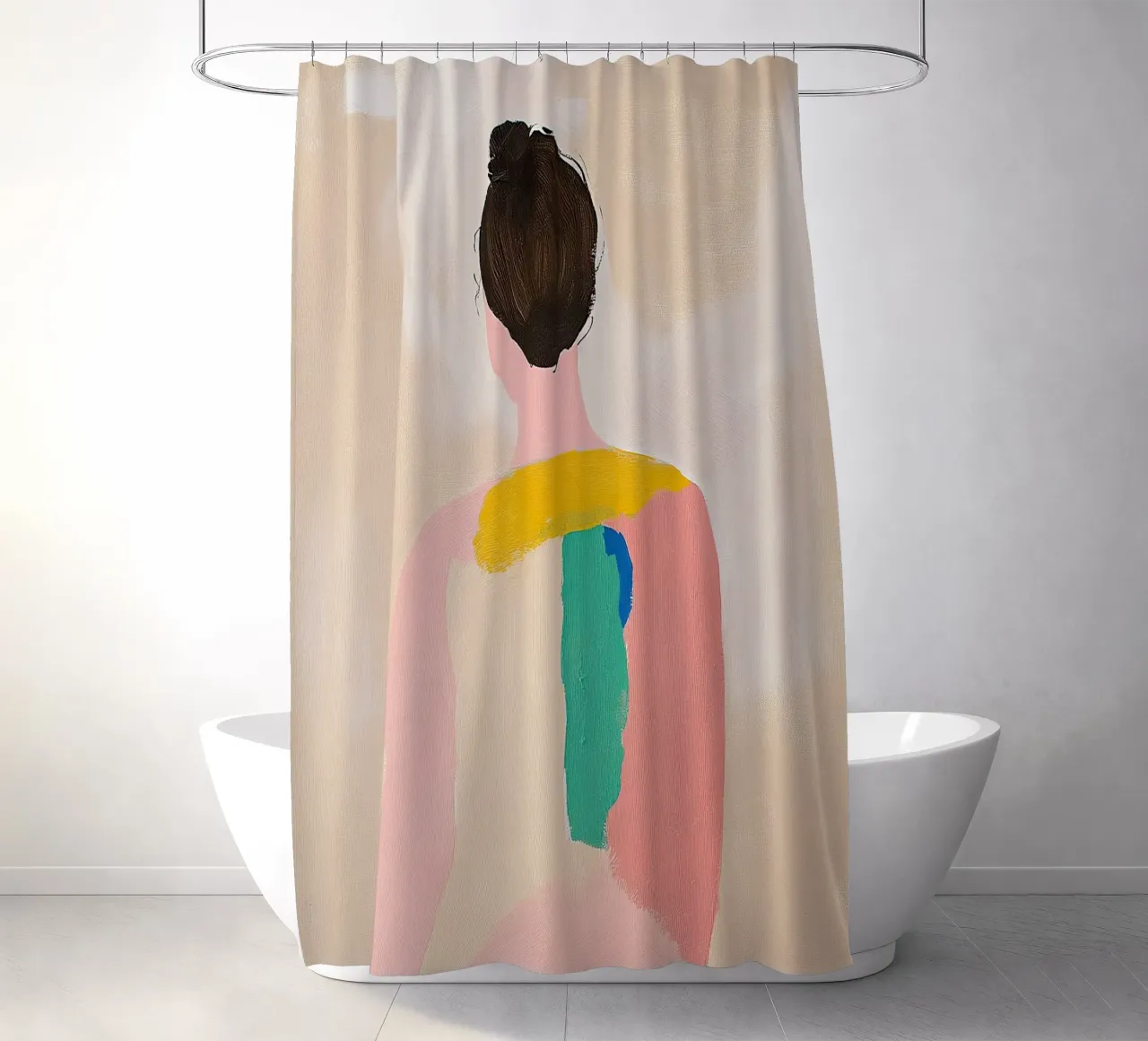 Corpo a colori tenda da doccia da Euphoria Theresa