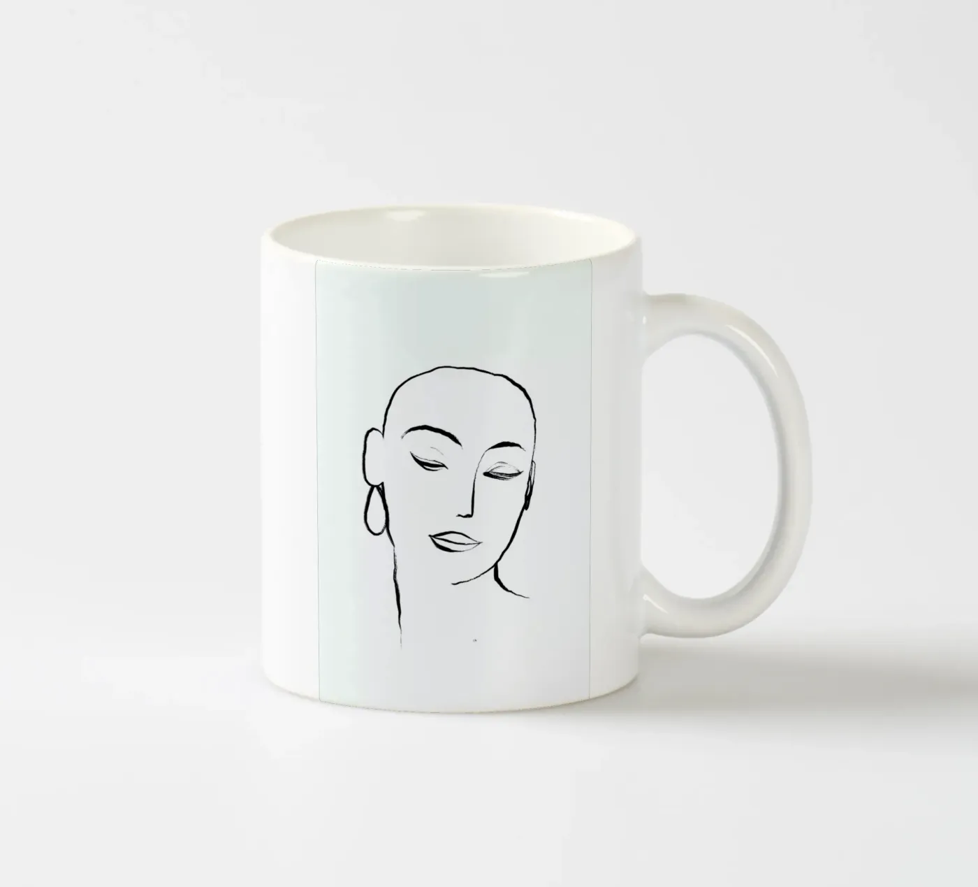 Her ceramic mug by Graphite
