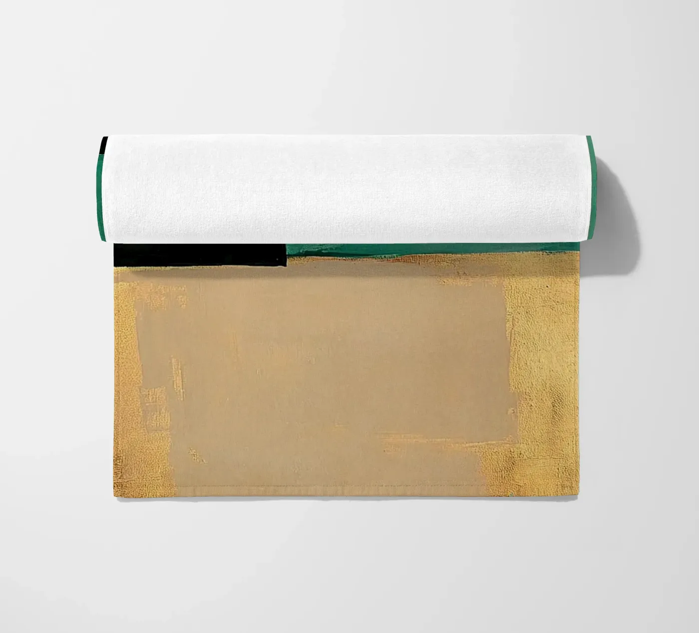 Simple elegance beach towel by Euphoria Theresa