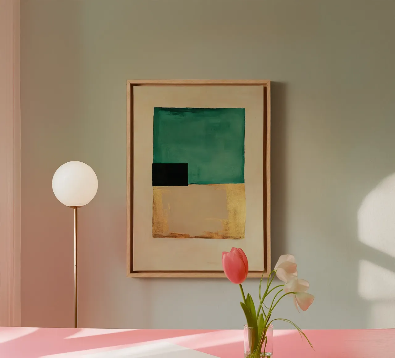 Semplice eleganza tela con Cornice a cassetta da Euphoria Theresa