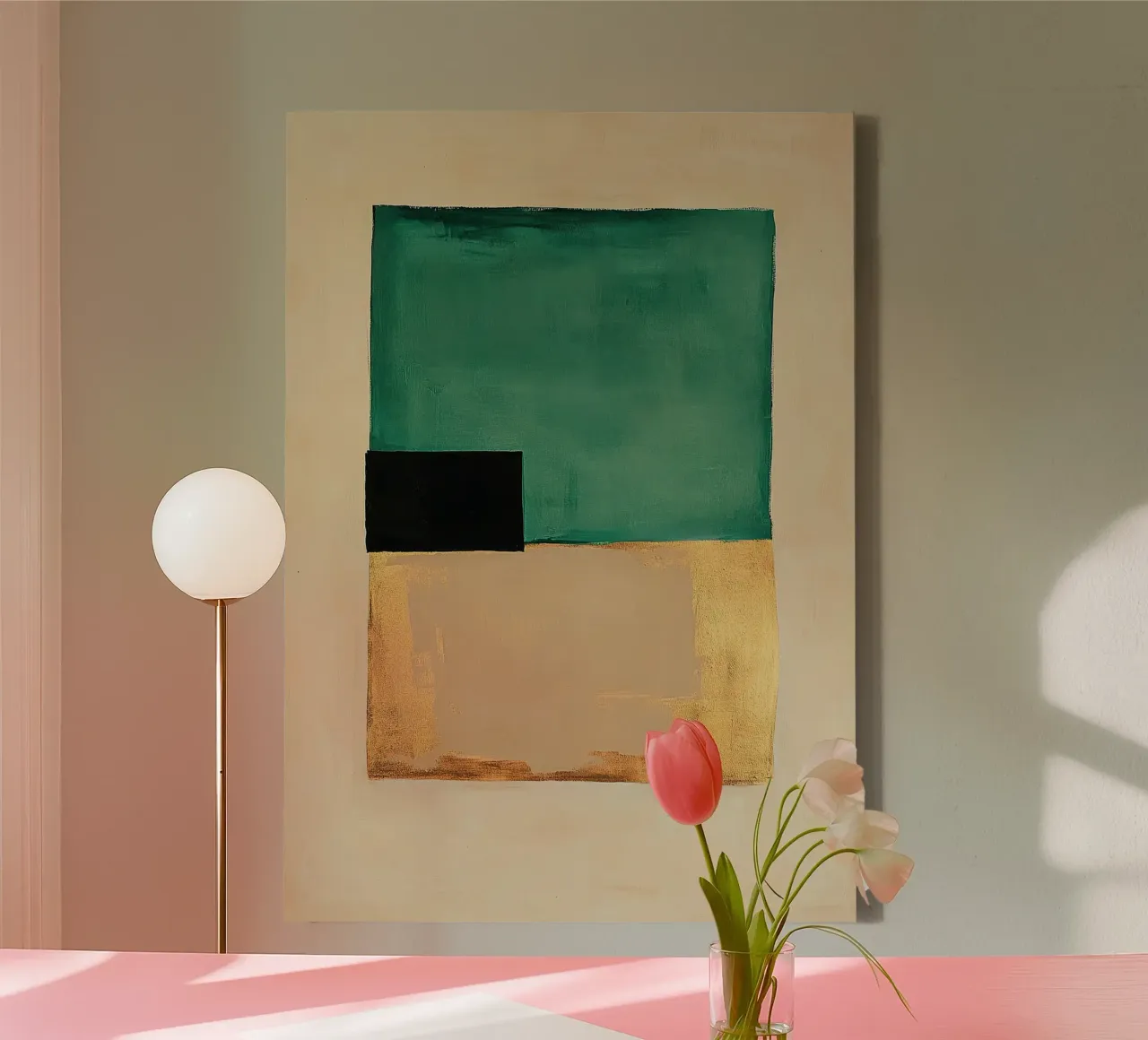 Simple elegance canvas by Euphoria Theresa