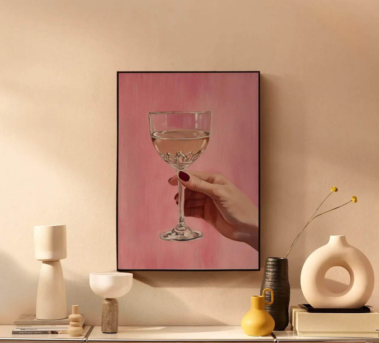 Salute rosa plexiglass da Euphoria Theresa