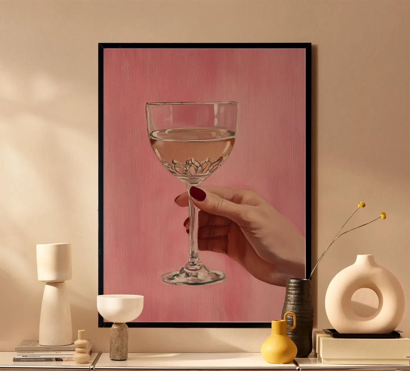 Salute rosa poster da Euphoria Theresa