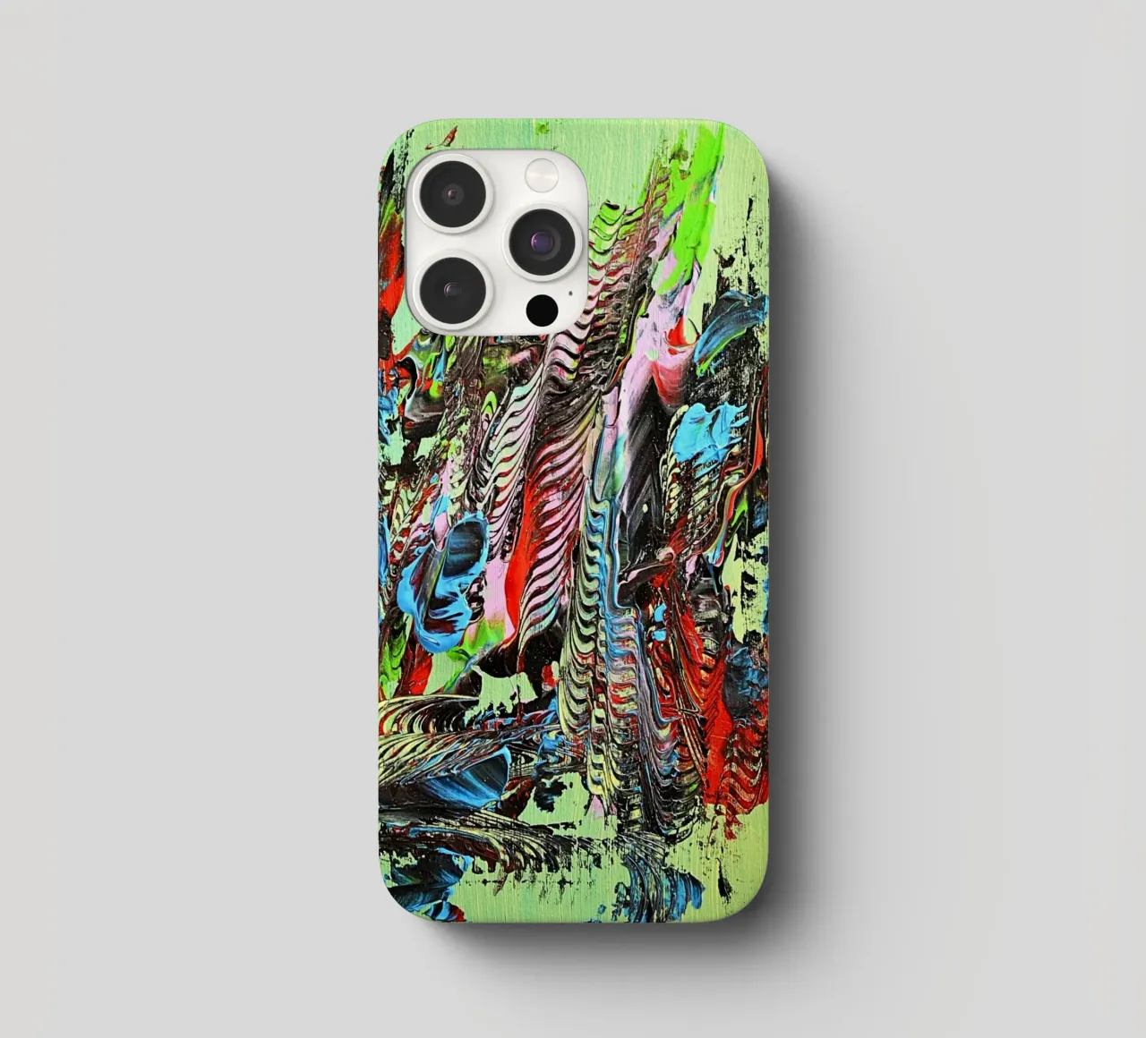 MESSAGE FROM THE HEART 13 cover iphone da Thierry Vobmann Abstract painting