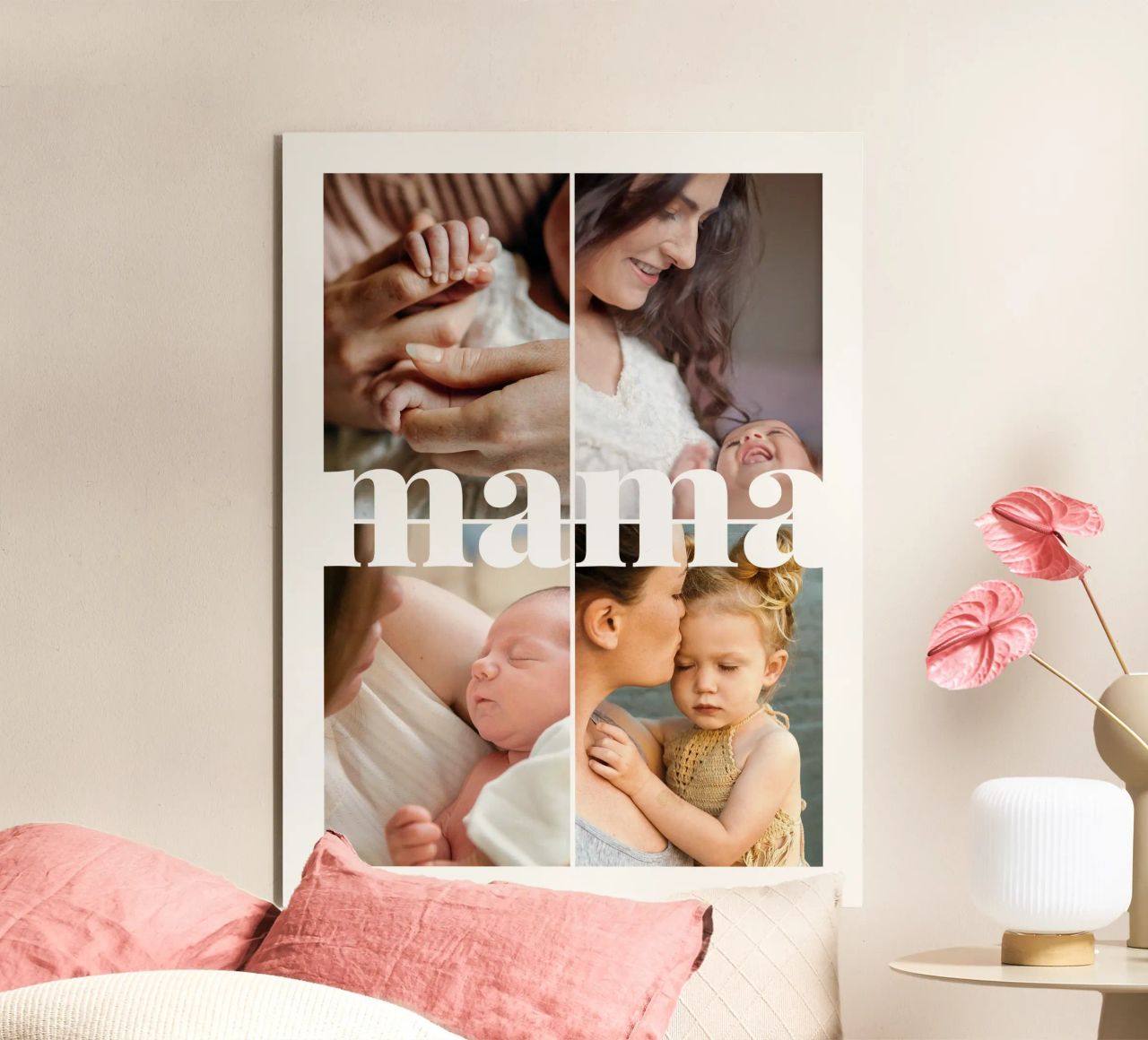 Mama Fotocollage alu dibond de Bildschön | Fotocollagen