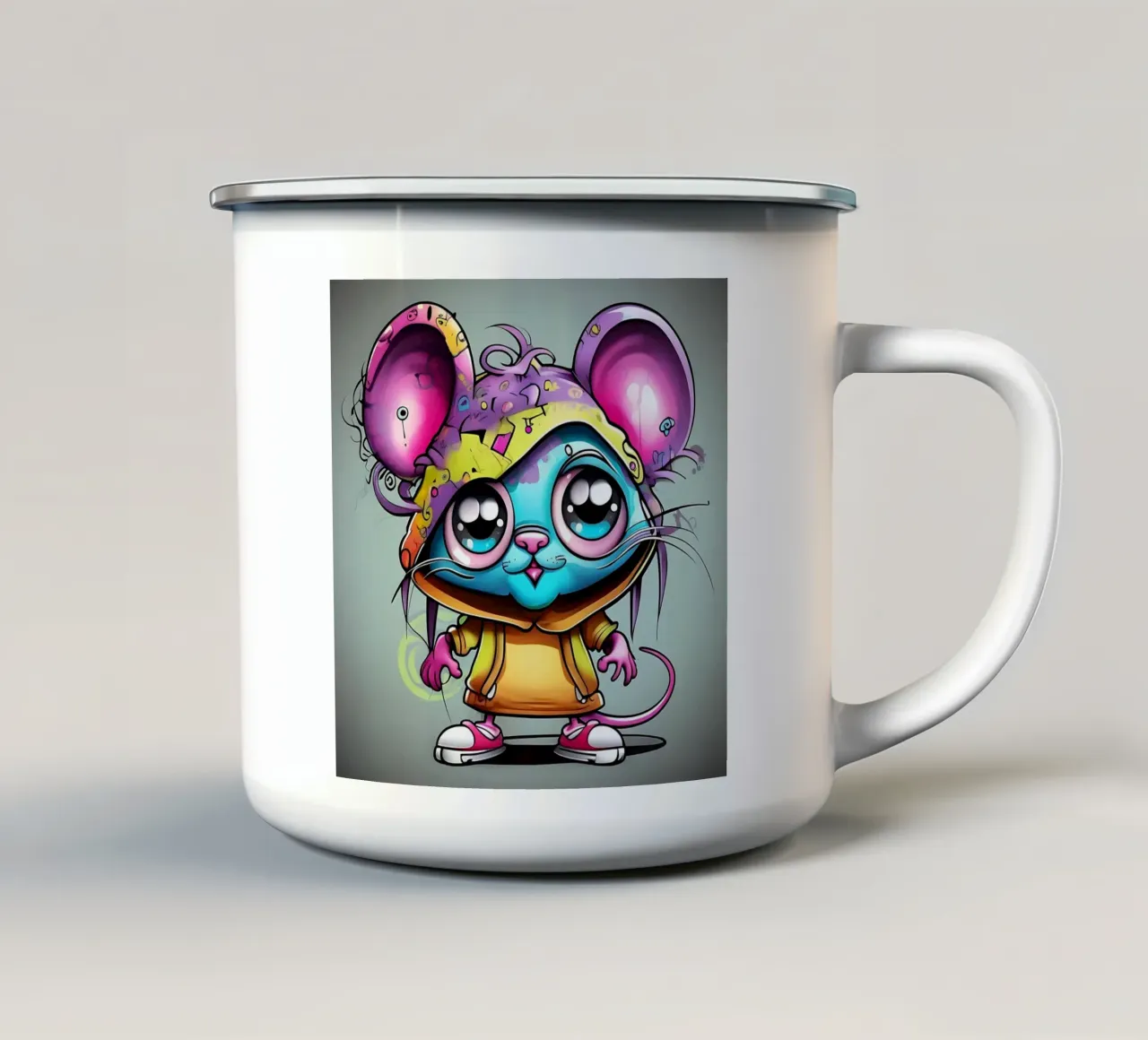 Stile_mouse_K_1 tazza in smalto da Tierisch bunt by LK