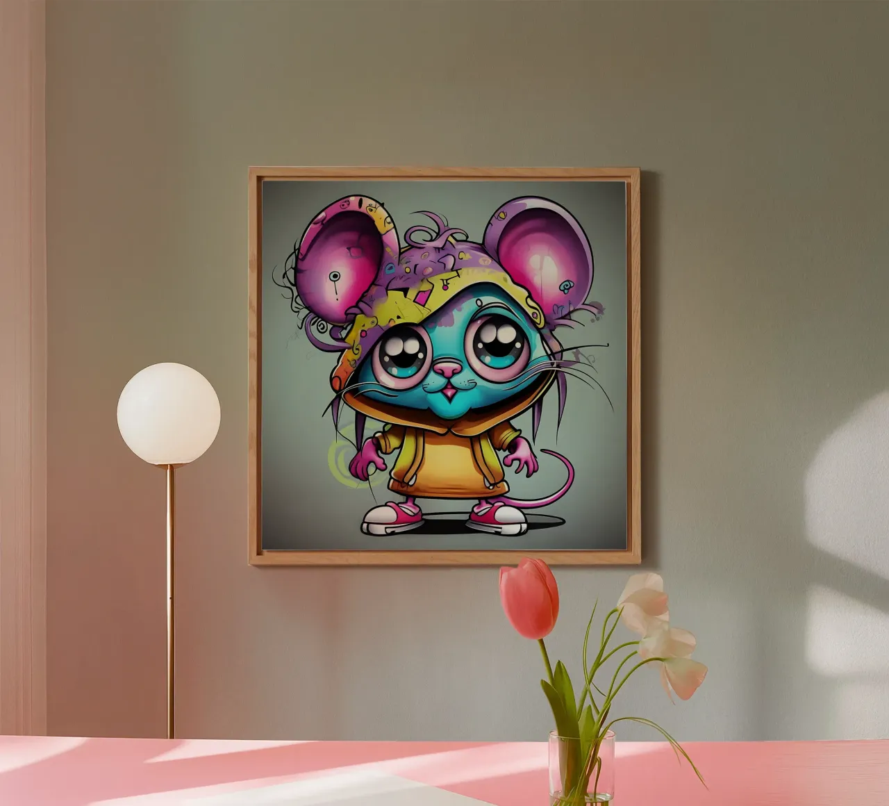 Stile_mouse_K_1 alluminio dibond da Tierisch bunt by LK
