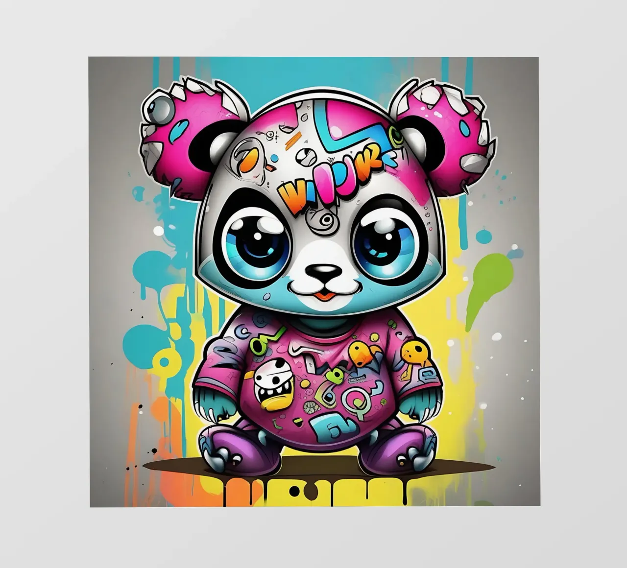 Panda_Style_K_1 pellicola backlit da Tierisch bunt by LK