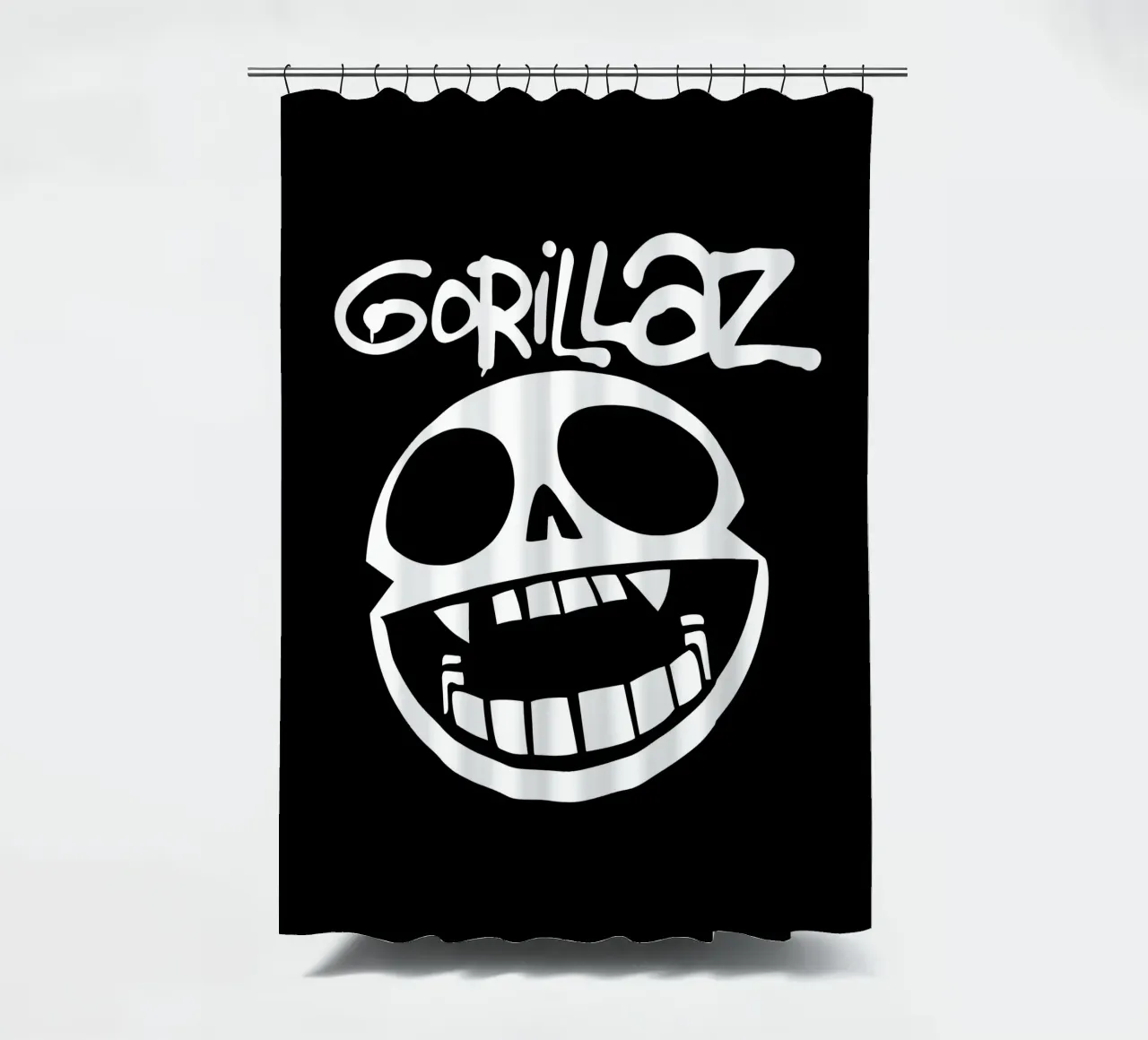 Logo bianco tenda da doccia da Jason Lavelle