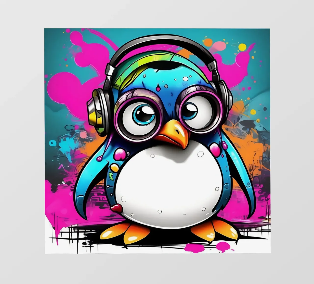 Pinguino_Stil_K_1 pellicola backlit da Tierisch bunt by LK
