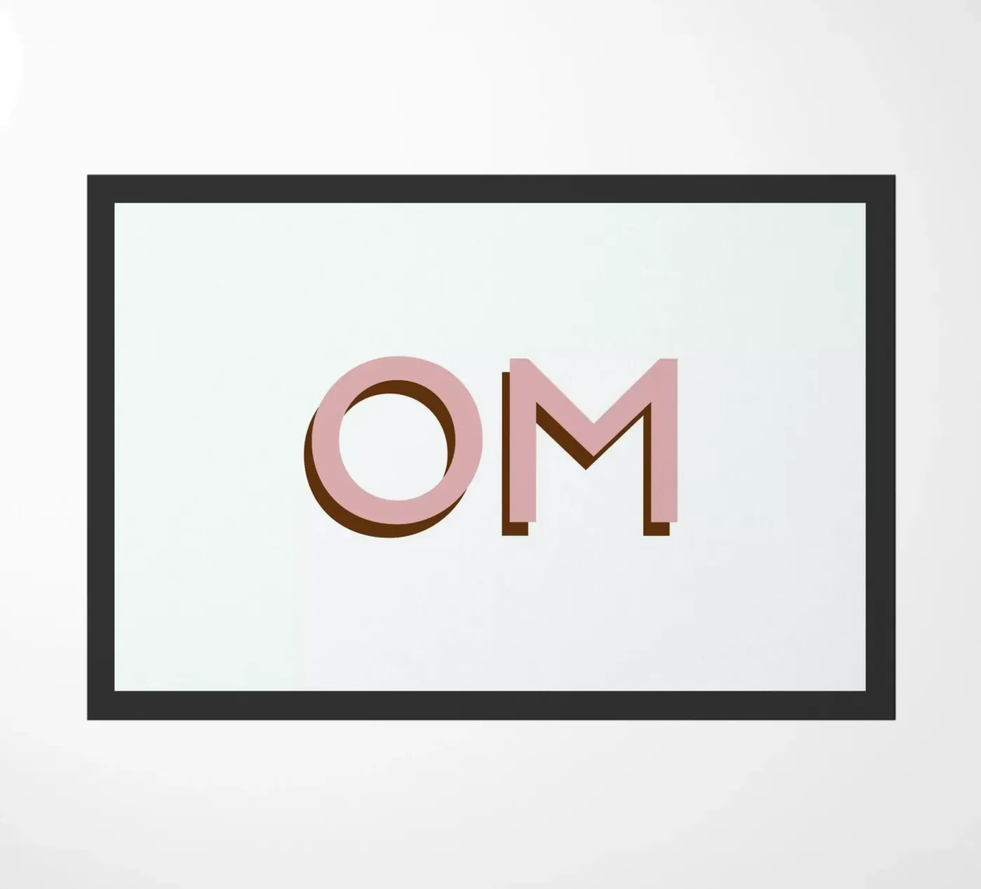 Om 2 doormat by Linda Gobeta