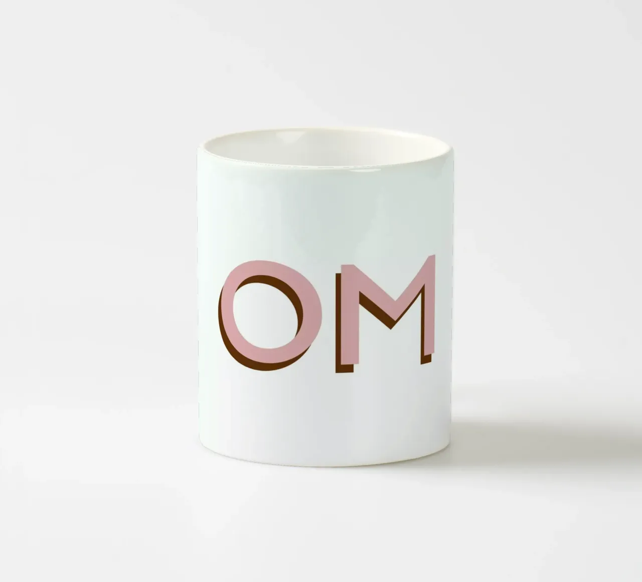 Om 2 tazza in ceramica da Linda Gobeta