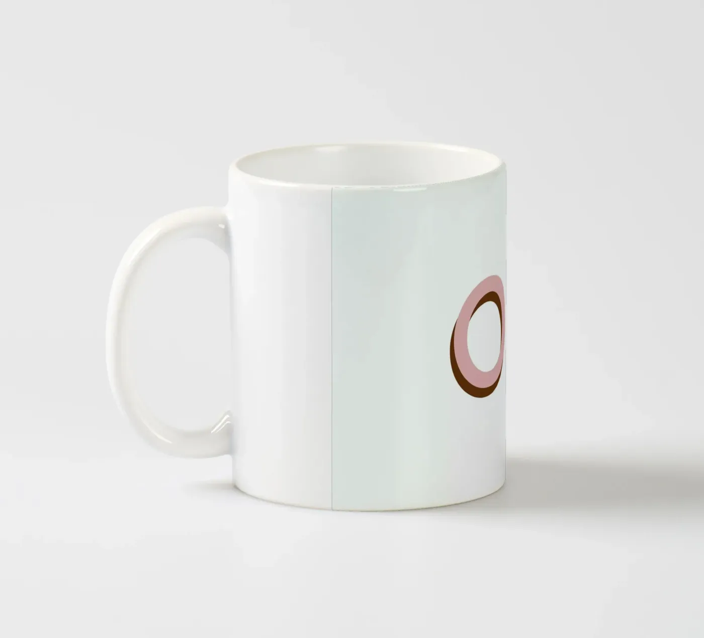 Om 2 ceramic mug by Linda Gobeta