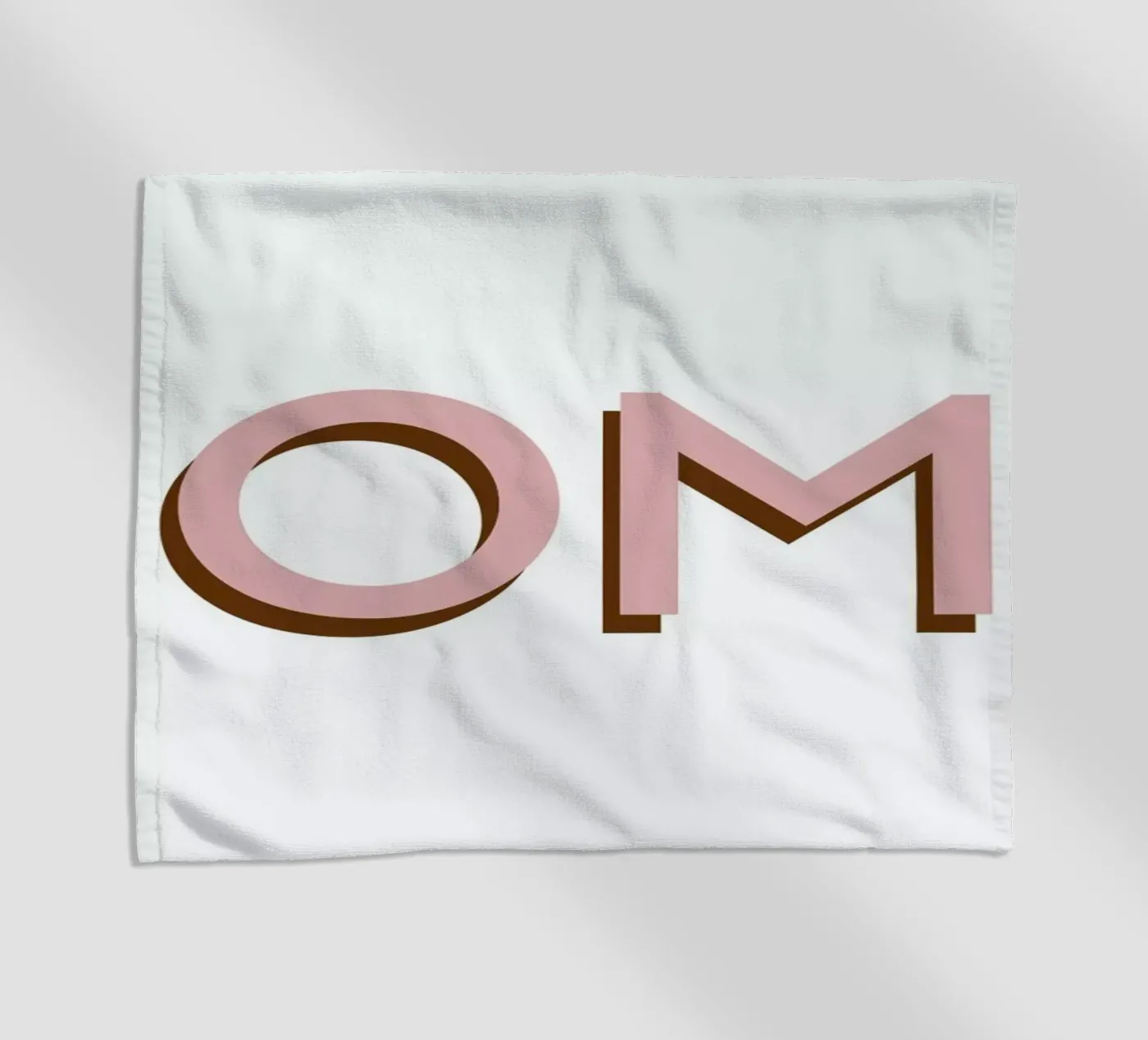 Om 2 beach towel by Linda Gobeta