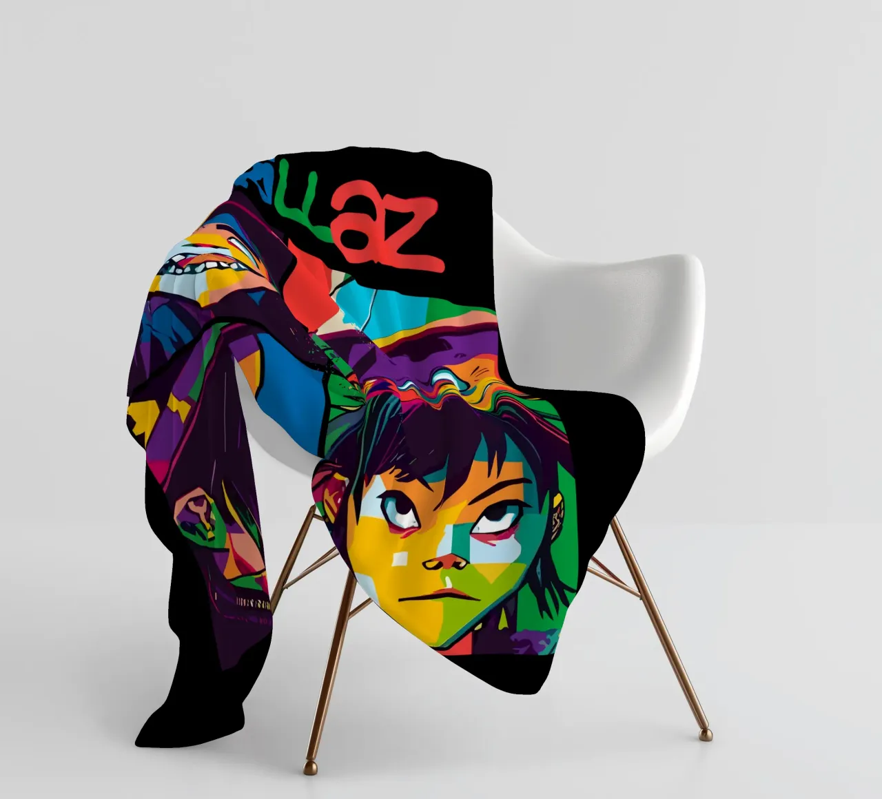 Rock Band fleece blanket by Jason Lavelle