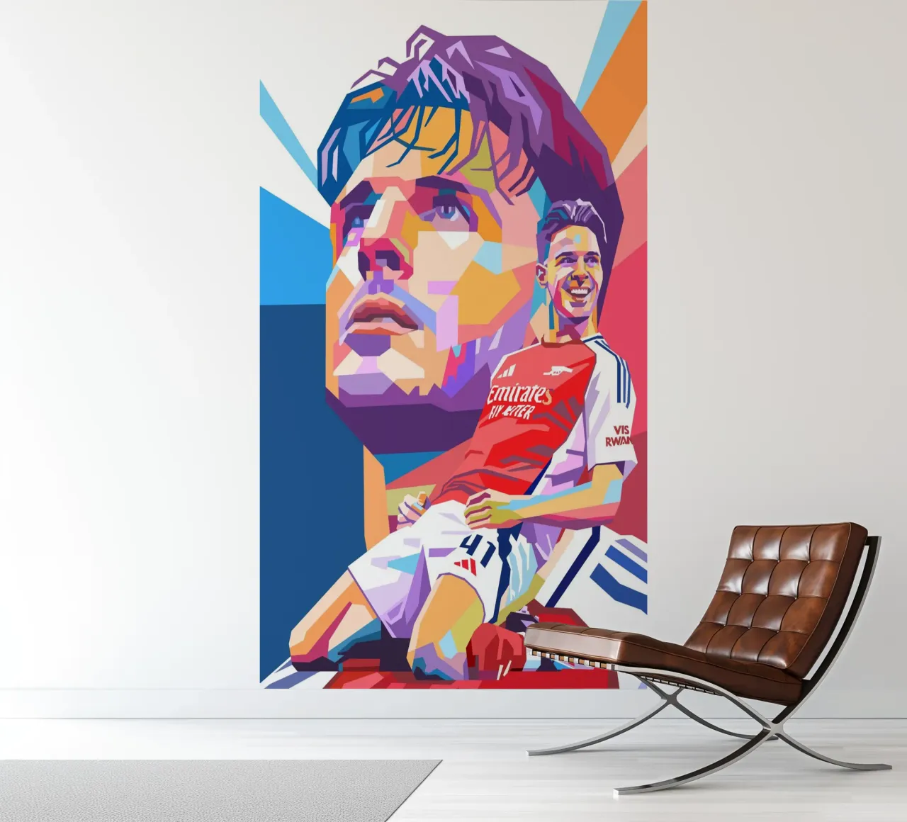 Declan Rice style artistique WPAP papier peint photo de Hantamrata