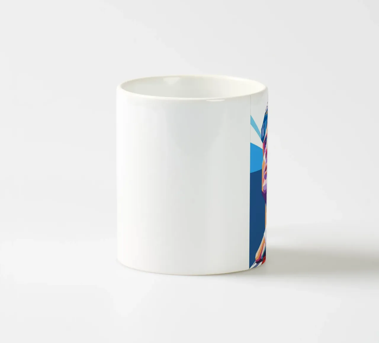 Stile artistico di Declan Rice WPAP tazza in ceramica da Hantamrata
