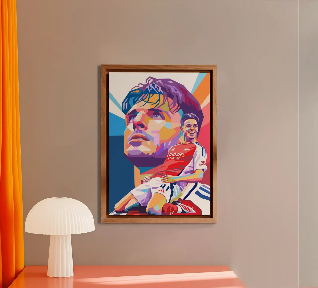 Stile artistico di Declan Rice WPAP alluminio dibond da Hantamrata