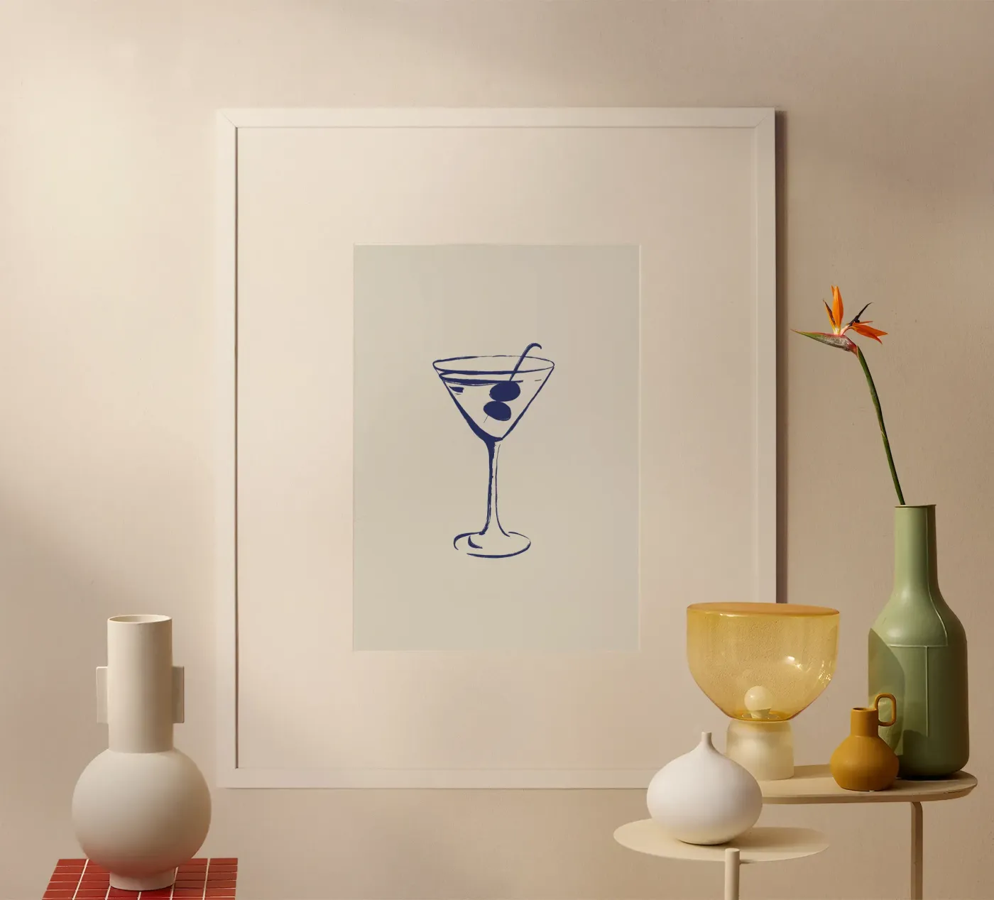 Bicchiere da Martini poster da Sixmai