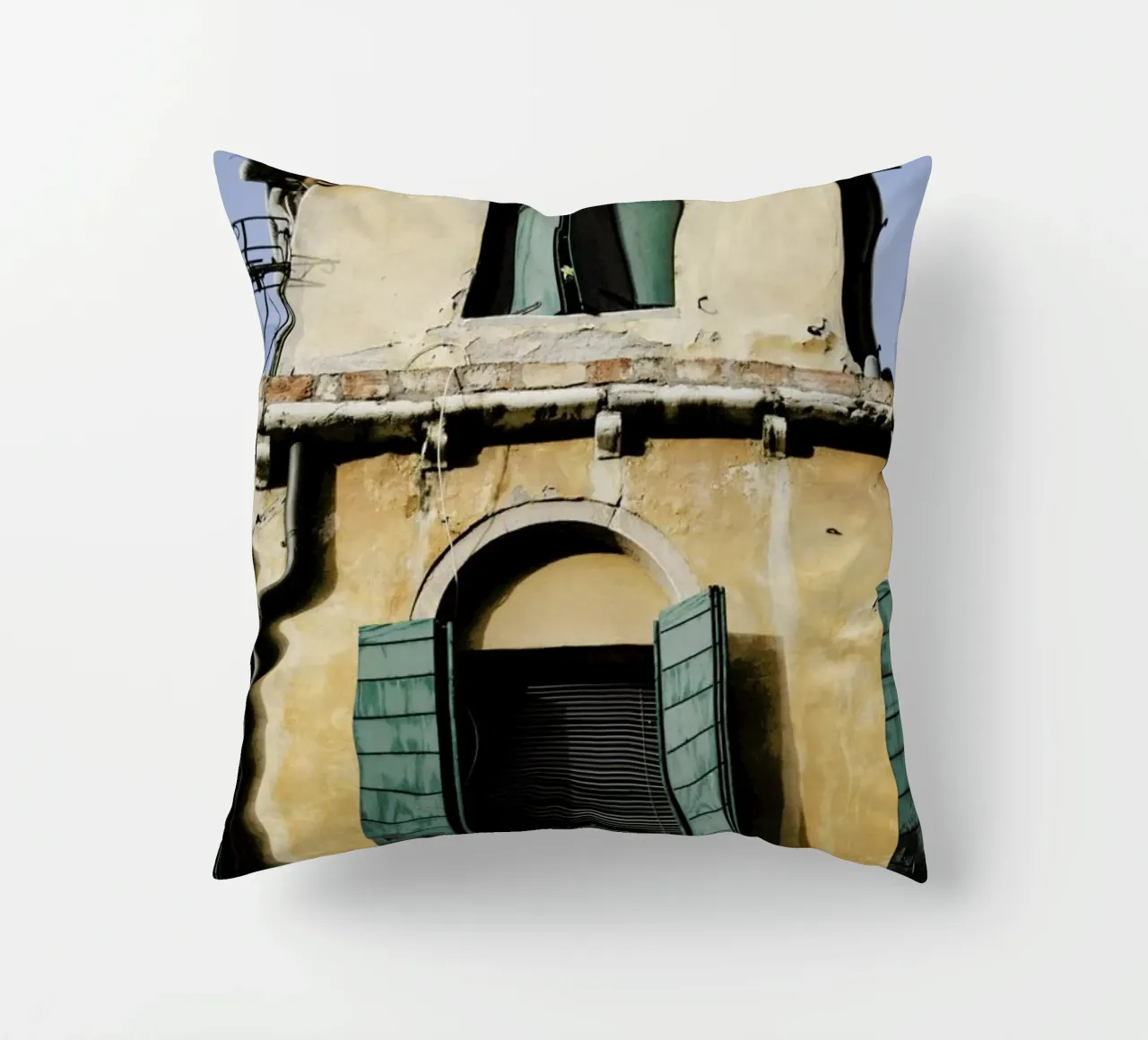 Laundry in Venice cuscino da Anja Hebrank Photography