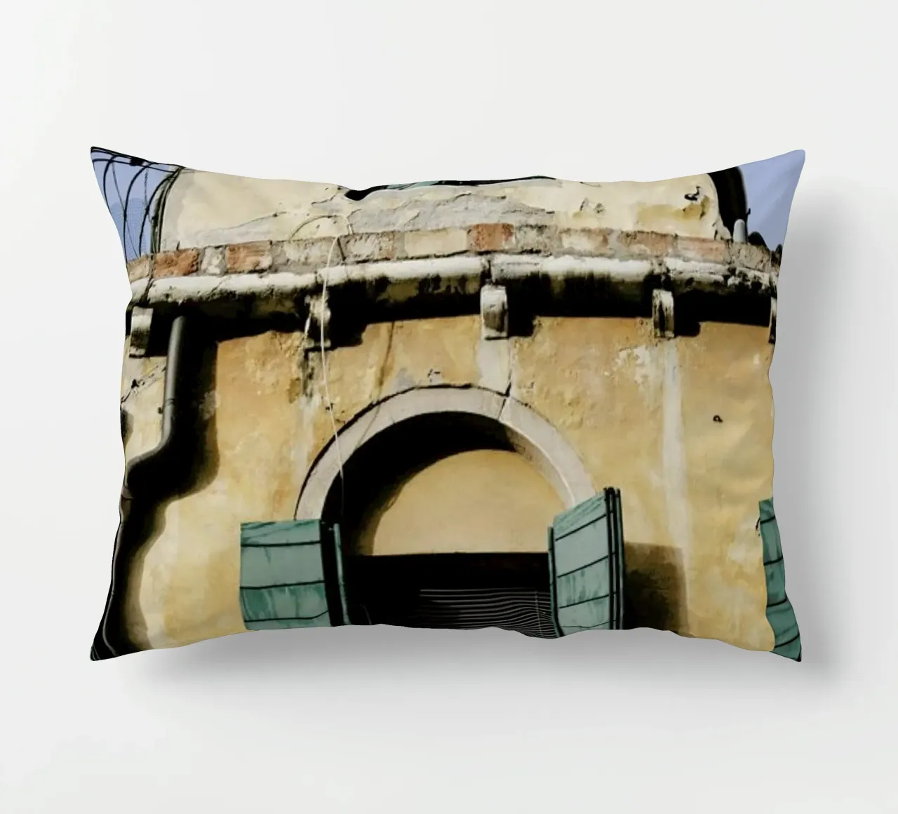 Laundry in Venice cuscino da Anja Hebrank Photography
