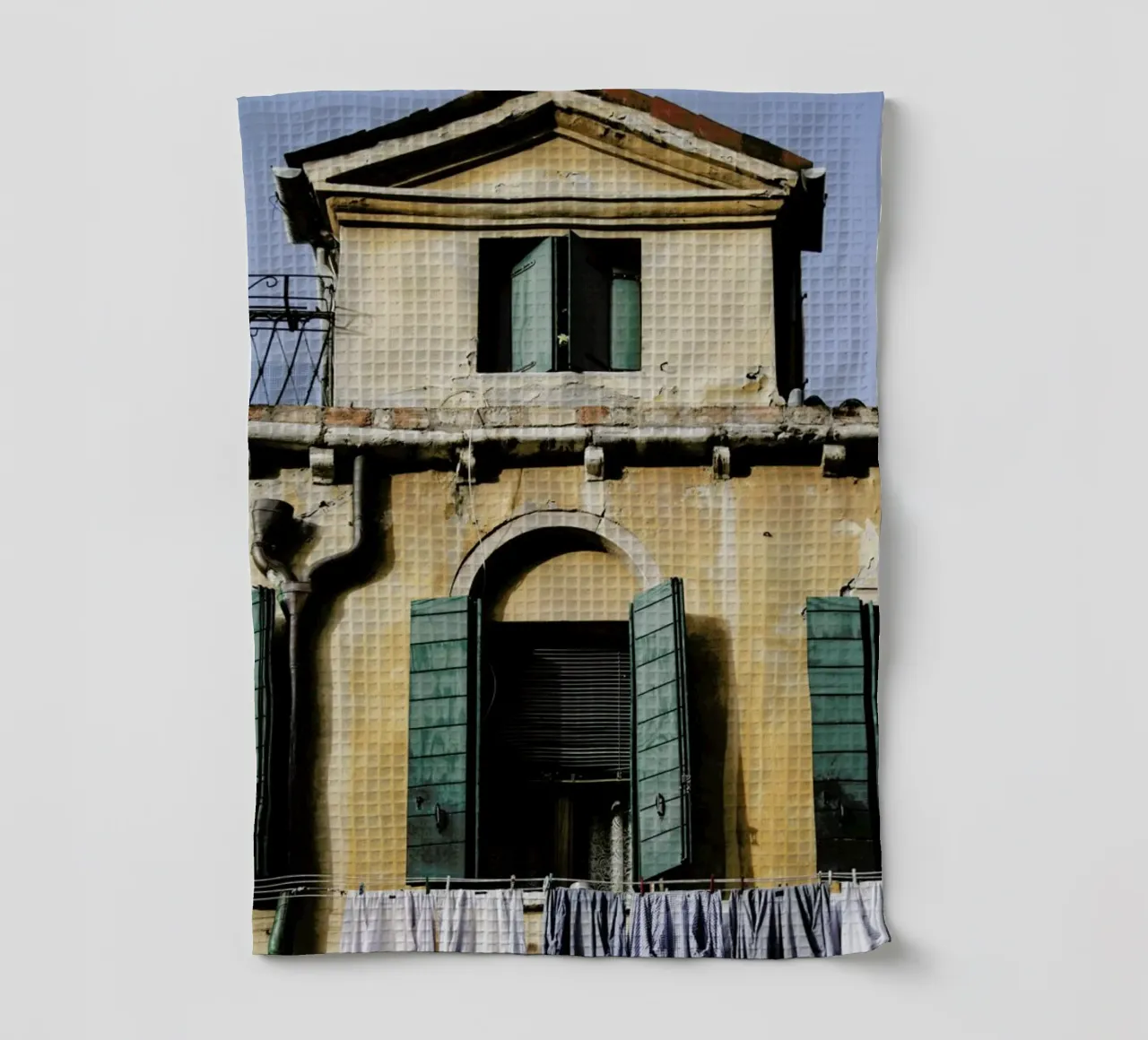 Laundry in Venice canovaccio da cucina da Anja Hebrank Photography
