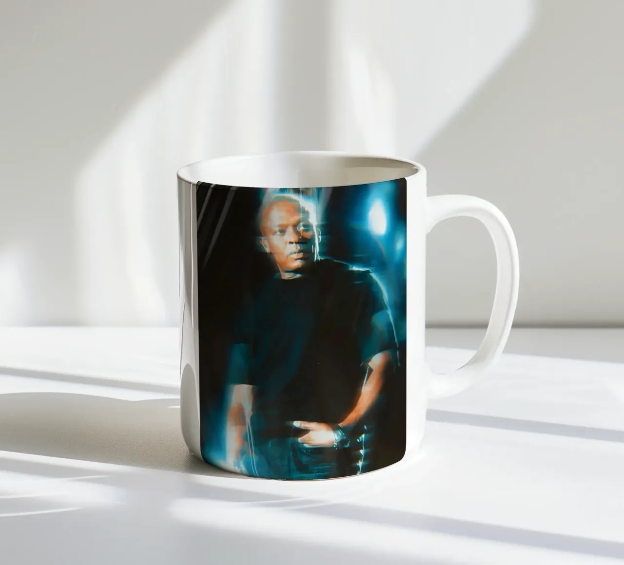 Dr. Dre tazza in ceramica da Low poly art