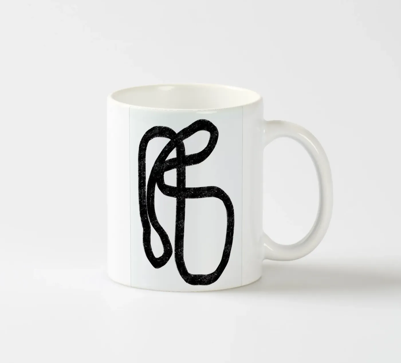 Weaving keramische mok van Graphite