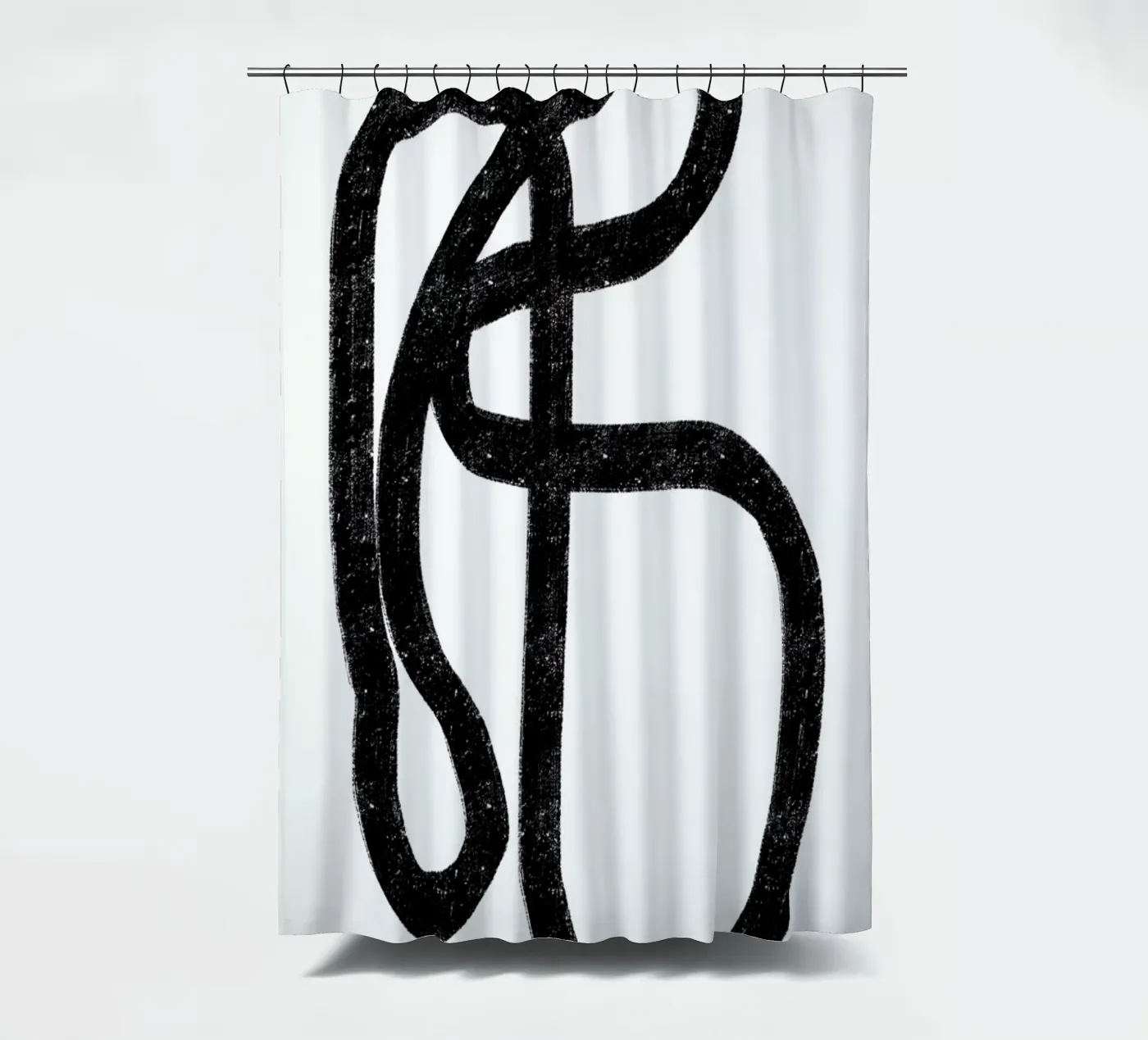 Weaving Duschvorhang von Graphite