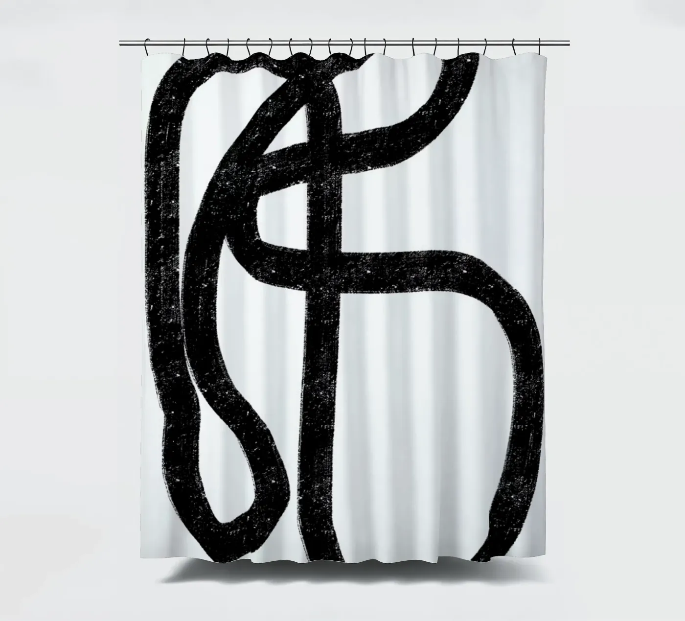 Weaving Duschvorhang von Graphite