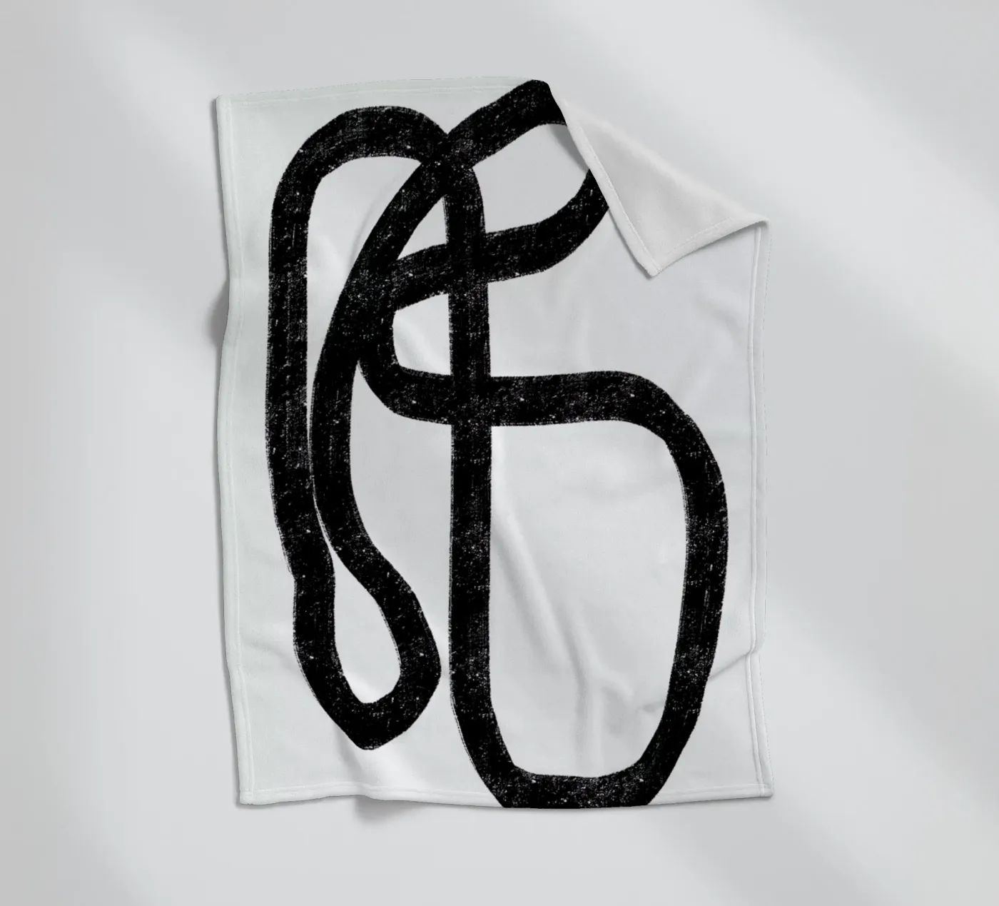 Weaving fleecedeken van Graphite