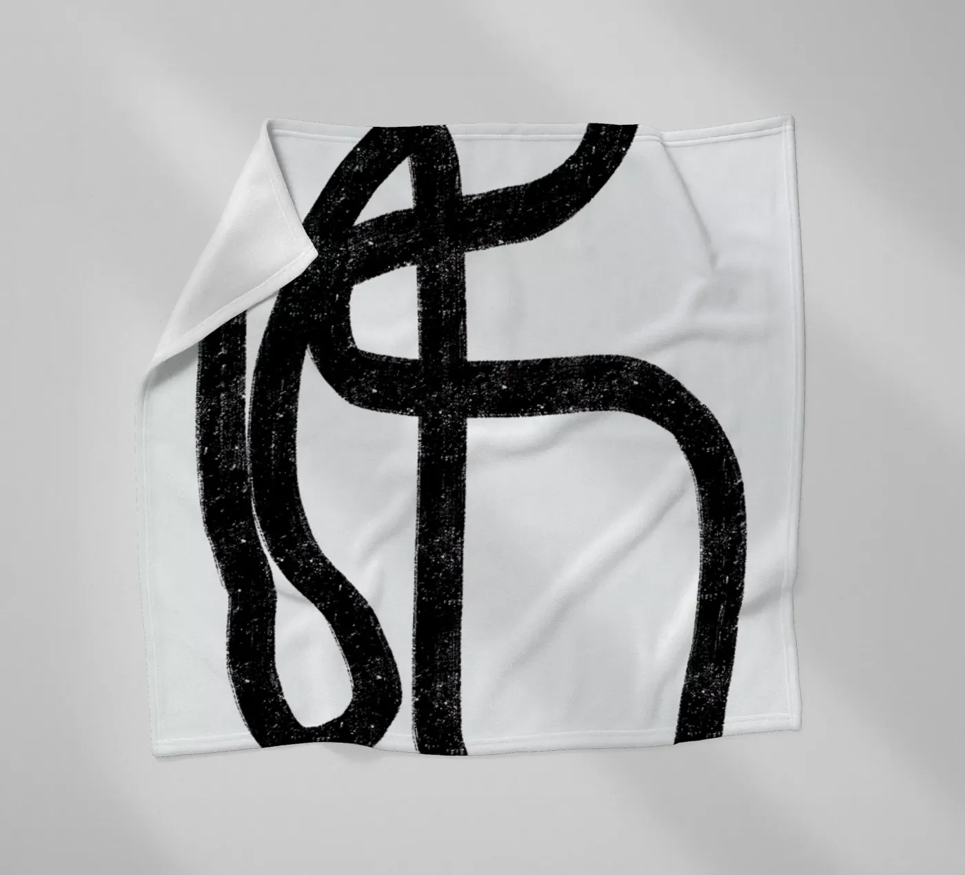 Weaving fleecedeken van Graphite