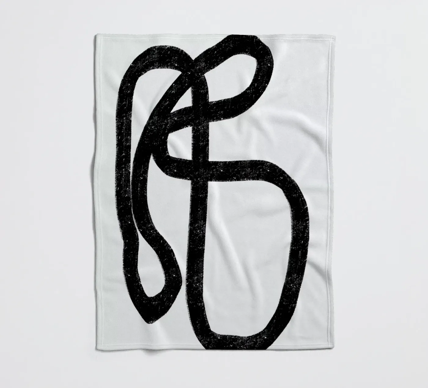 Weaving fleecedeken van Graphite