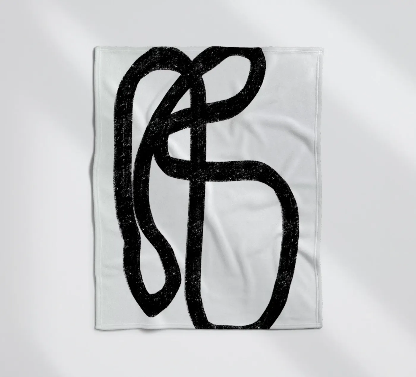 Weaving fleecedeken van Graphite