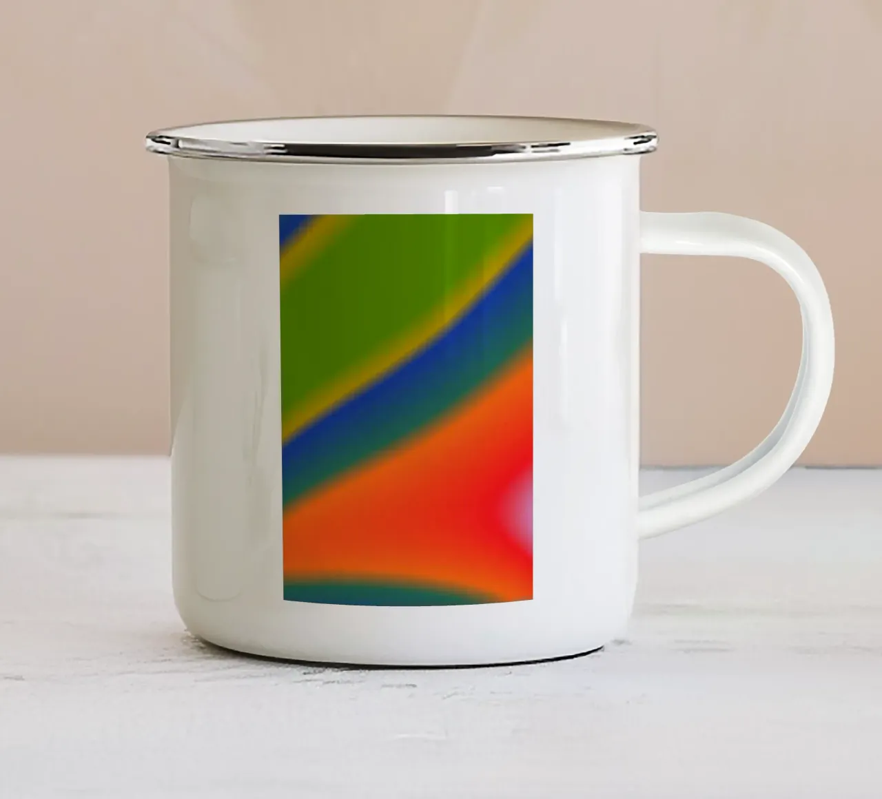 CHANGE 8888 tazza in smalto da ÂME LIBRE STUDIO