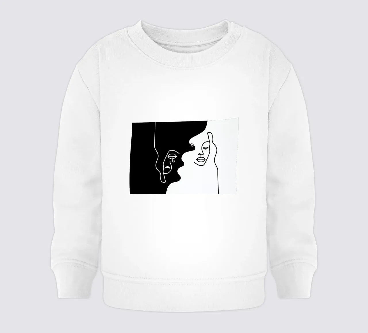 Black And White felpa neonato da Ninhol