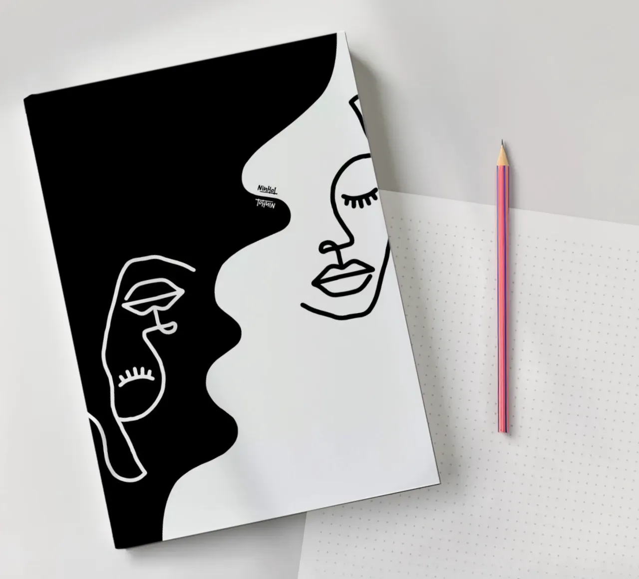 Black And White notebook by Ninhol