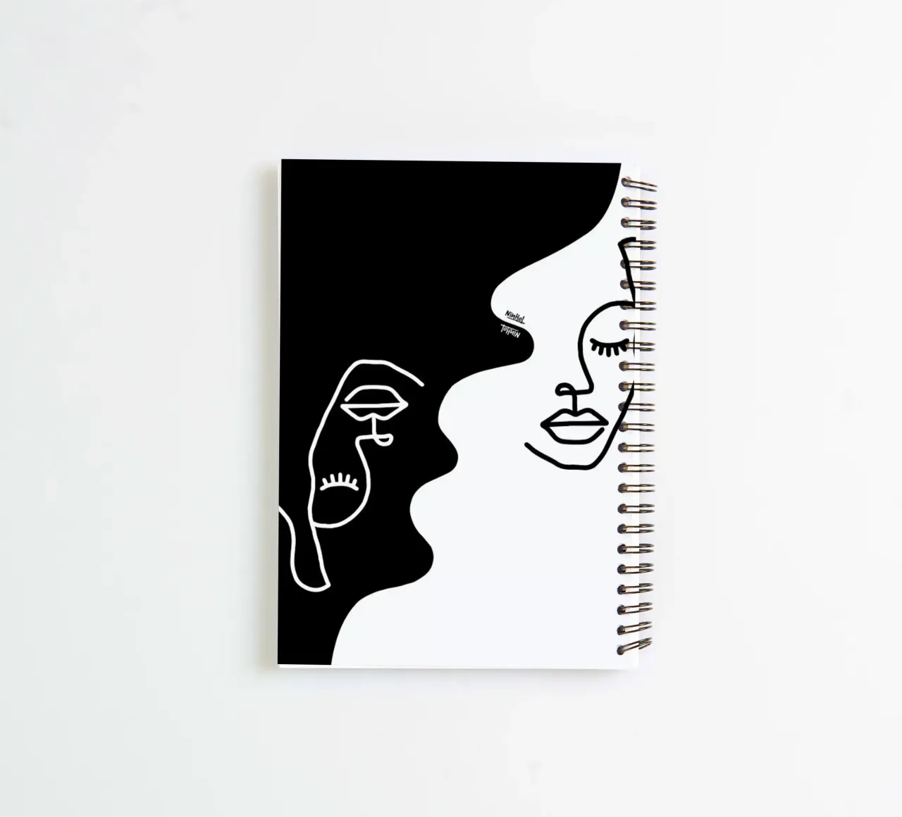 Black And White diario ad anelli da Ninhol