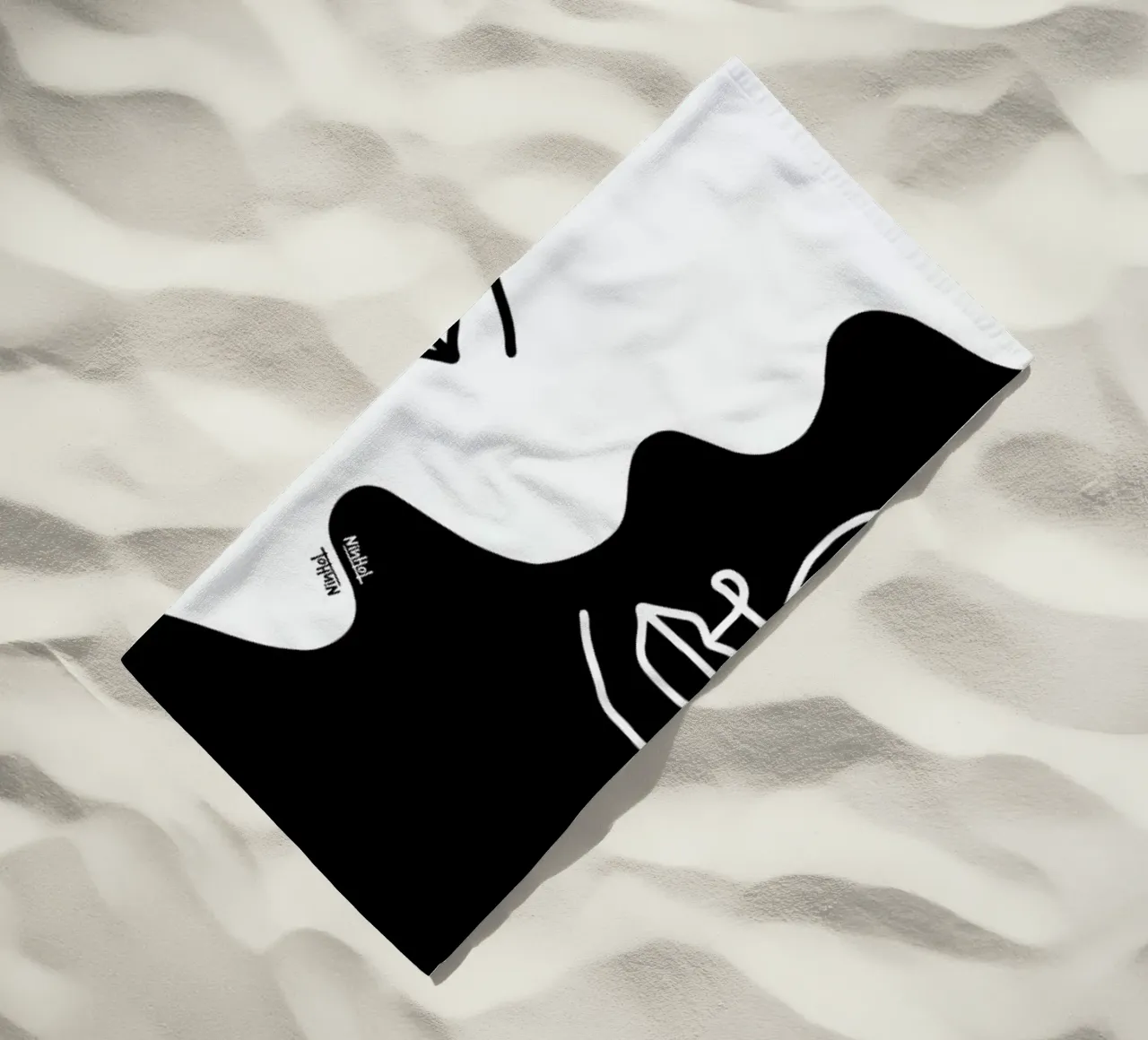 Black And White telo mare da Ninhol