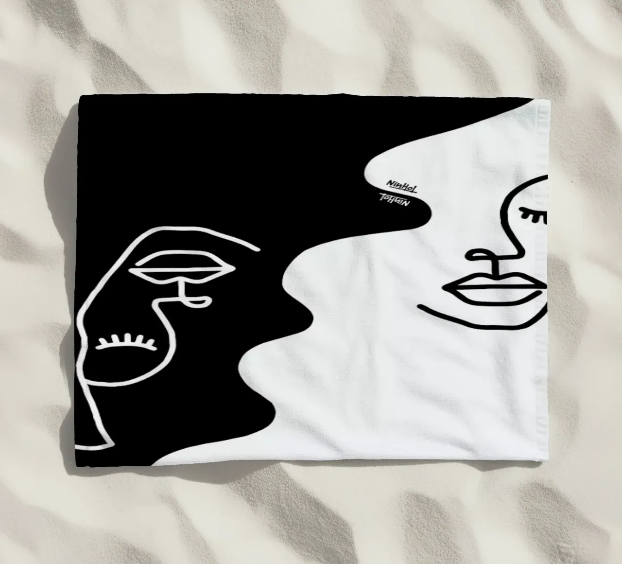 Black And White telo mare da Ninhol