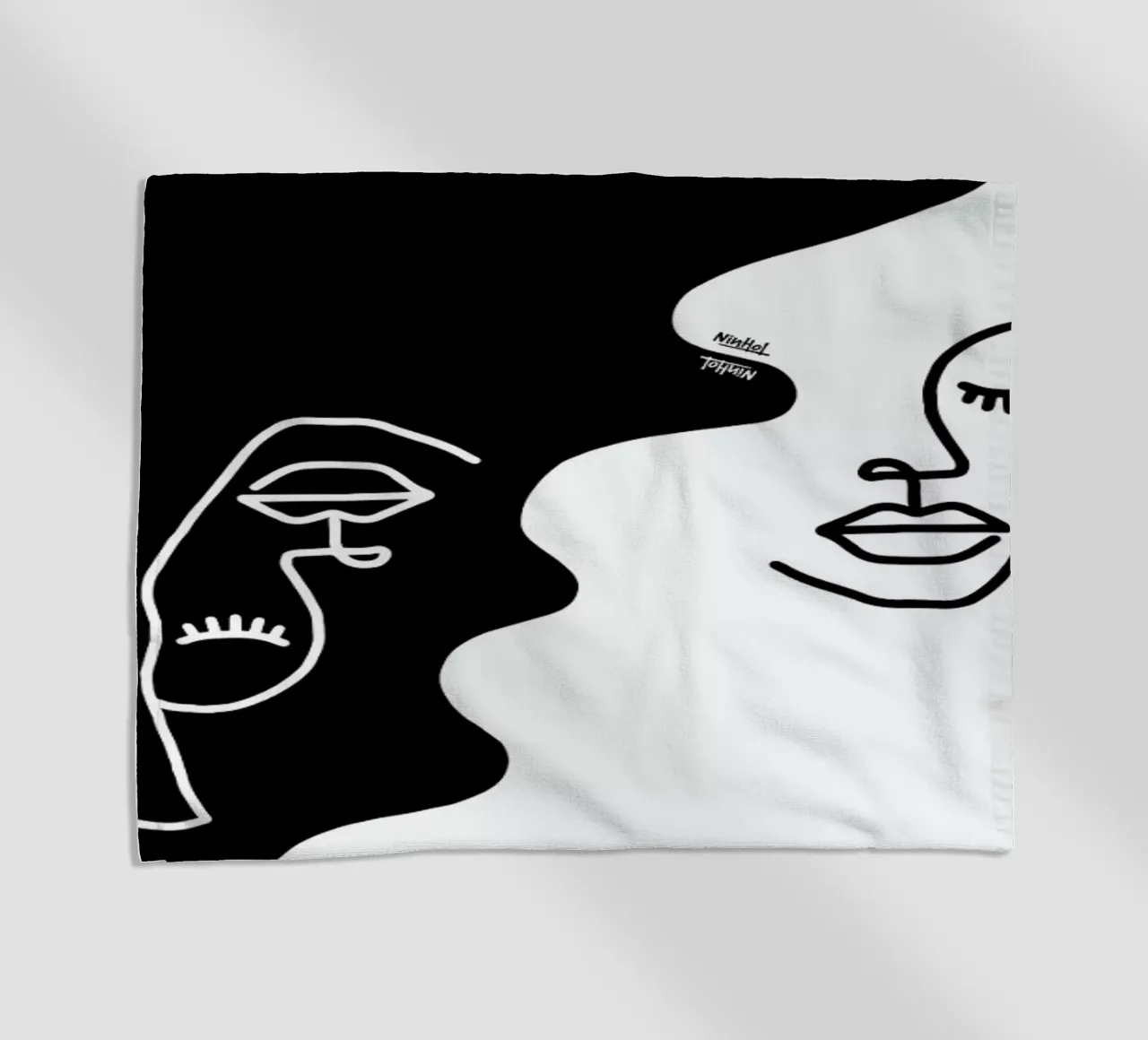 Black And White telo mare da Ninhol